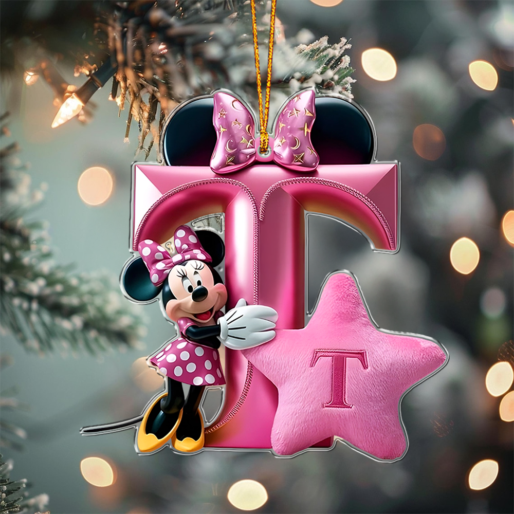 Magical Letter - Personalized Mouse Ornament 14nath311024