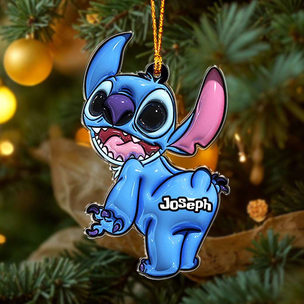 Ohana Means Family - Personalized Ohana Car Ornament