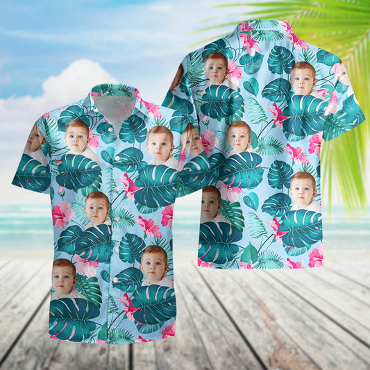 Upload Photo Family Hawaiian Shirt