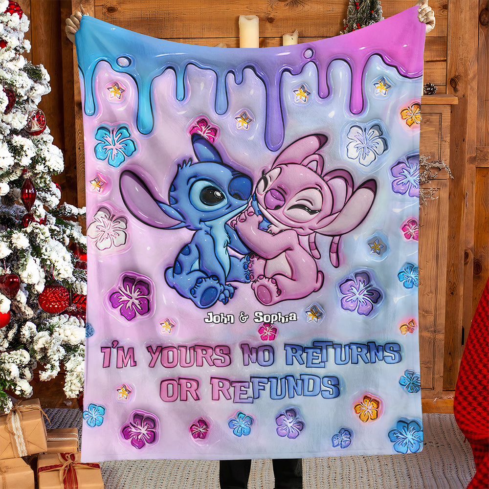 I'm Yours No Returns Or Refunds - Personalized Ohana Blanket 05nath261124