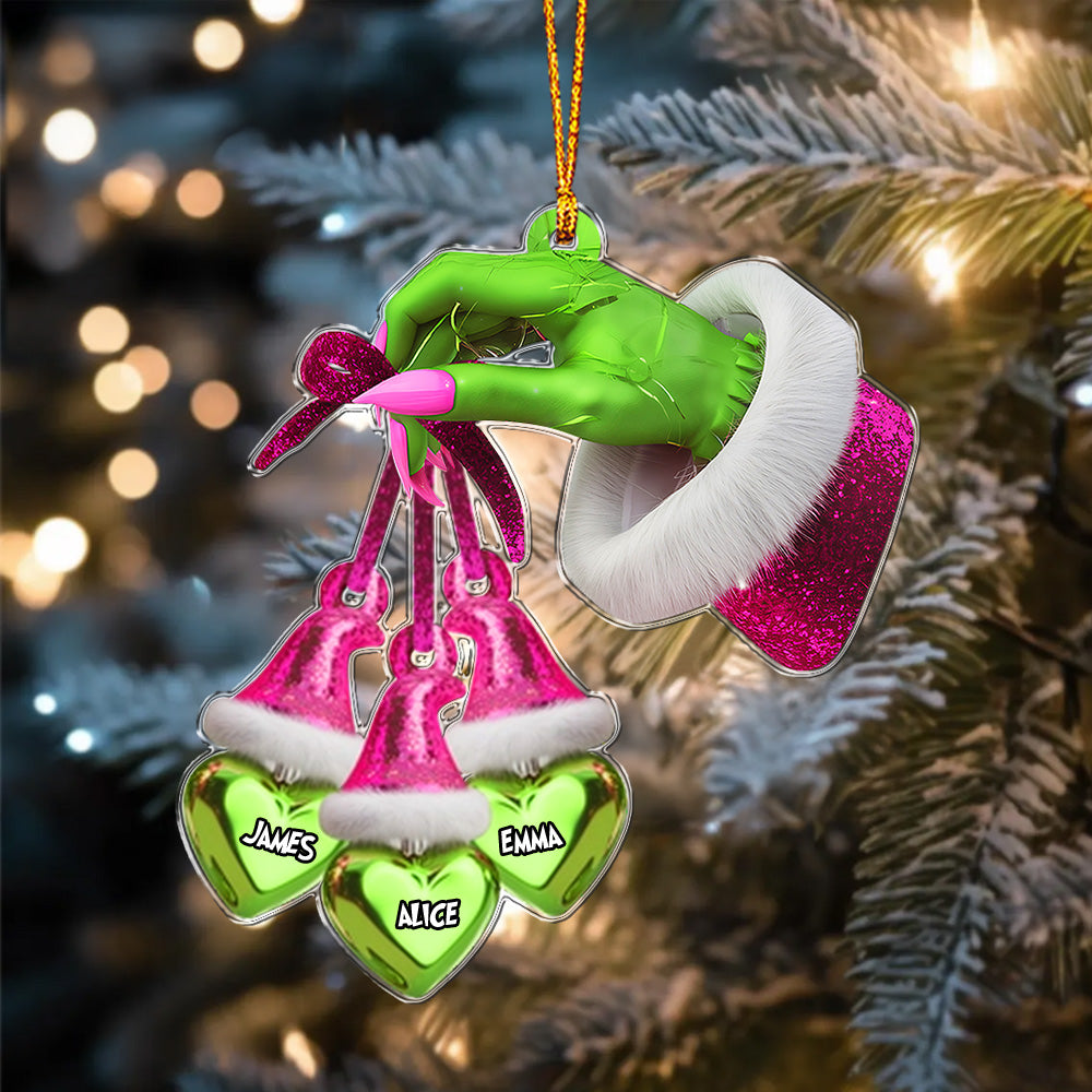 Merry Grinchmas - Personalized Stole Christmas Ornament