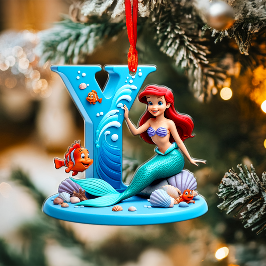 Magic Mermaid - Personalized Mouse Ornament