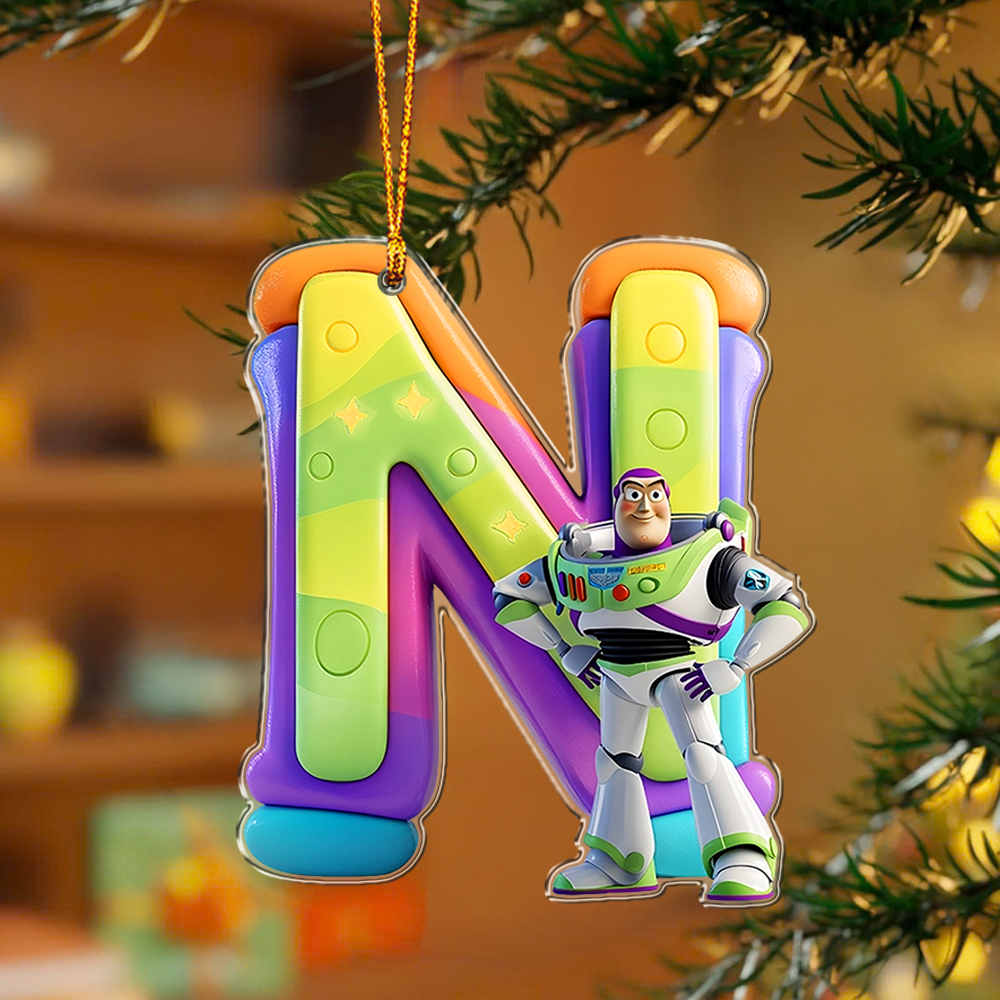 Cute Toy Letter - Personalized Kid Ornament 01nath011124