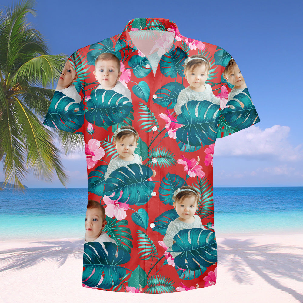 Upload Photo Family Hawaiian Shirt