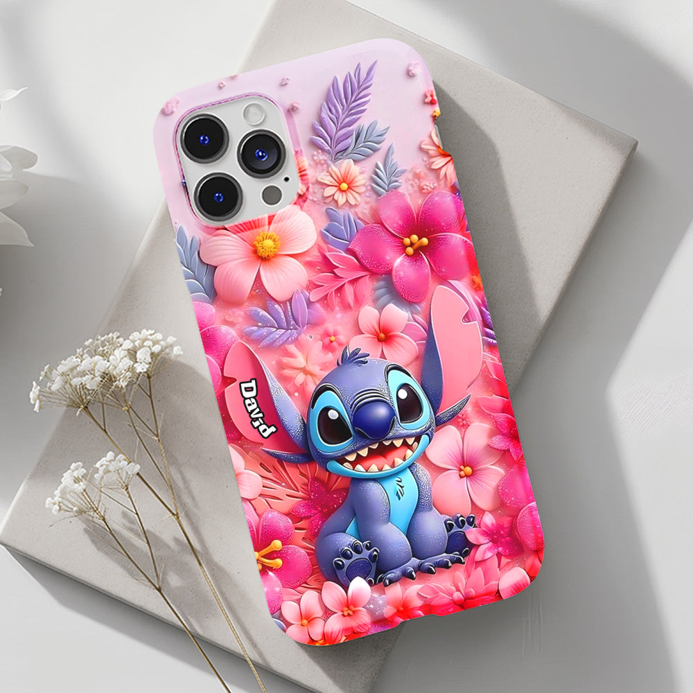 Floral Ohana - Personalized Ohana Full Print Phone Case 08nath111224