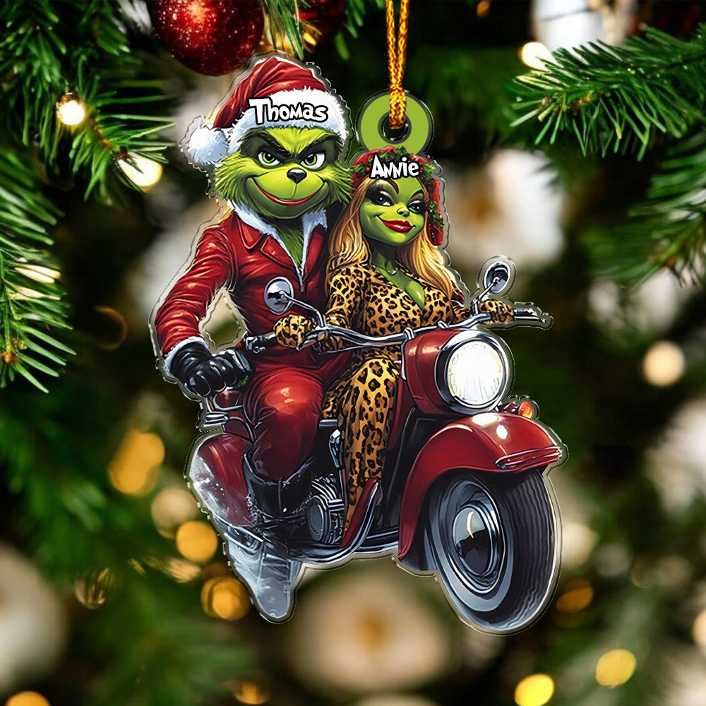 Grinchmas Couple - Personalized Ornament 07naqg271124