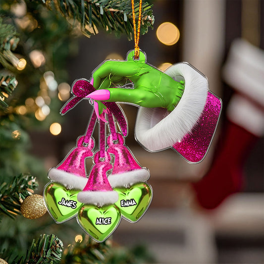 Merry Grinchmas - Personalized Stole Christmas Ornament