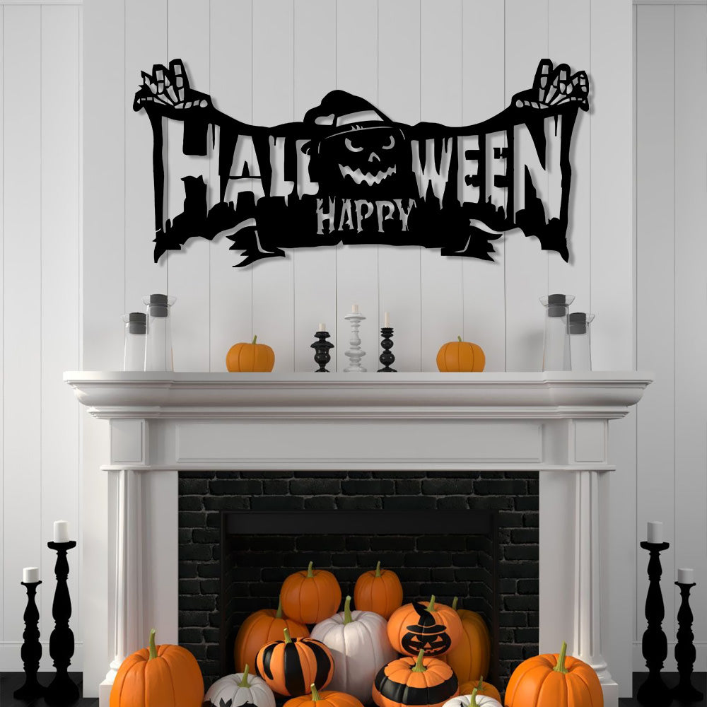 Spooky "Happy Halloween" Wall Sign