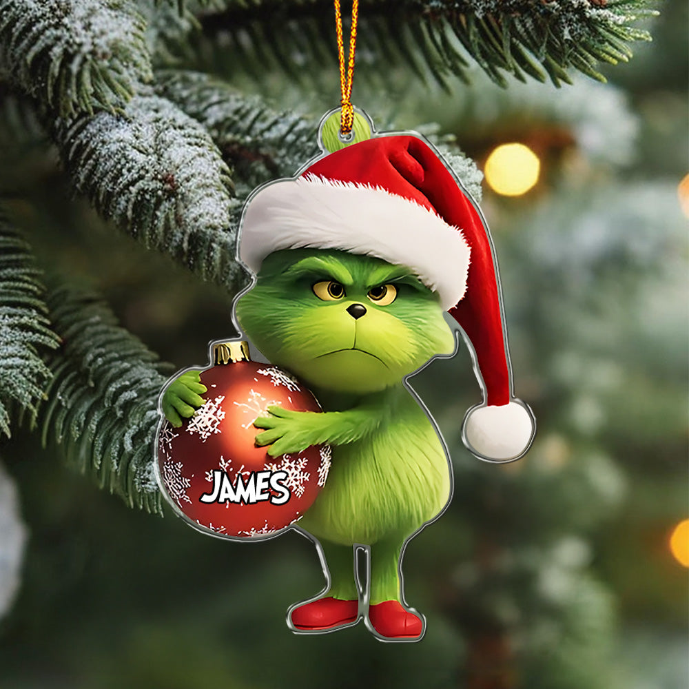 Green Character Christmas - Personalized Ornament 01nath071124