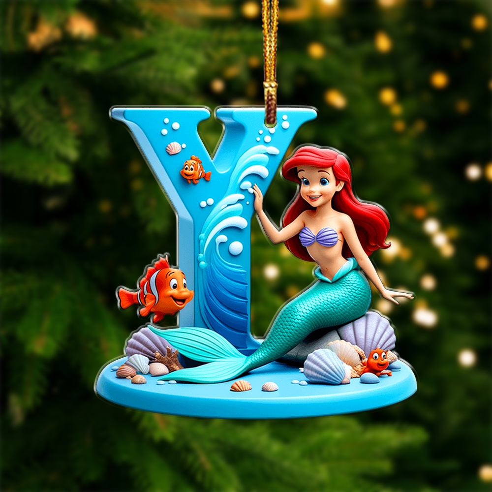 Magic Mermaid - Personalized Mouse Ornament