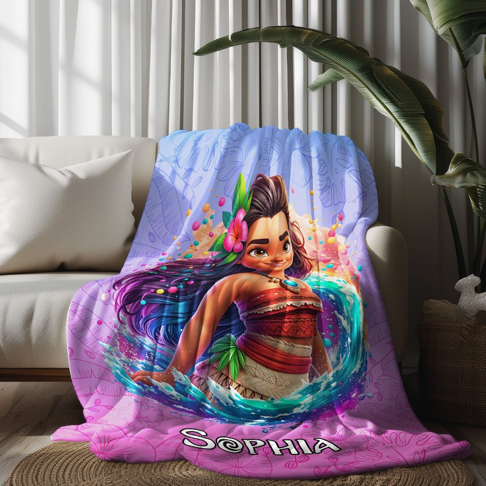 Princess Of The Sea & Islands - Personalized Blanket 05nath131224