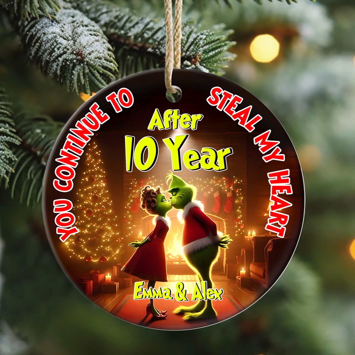 Personalized Gifts For Couple Christmas Ornament 09napg231024