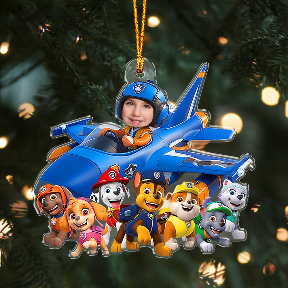 Chase Fighter Jet - Personalized Kid Ornament 05nath211124