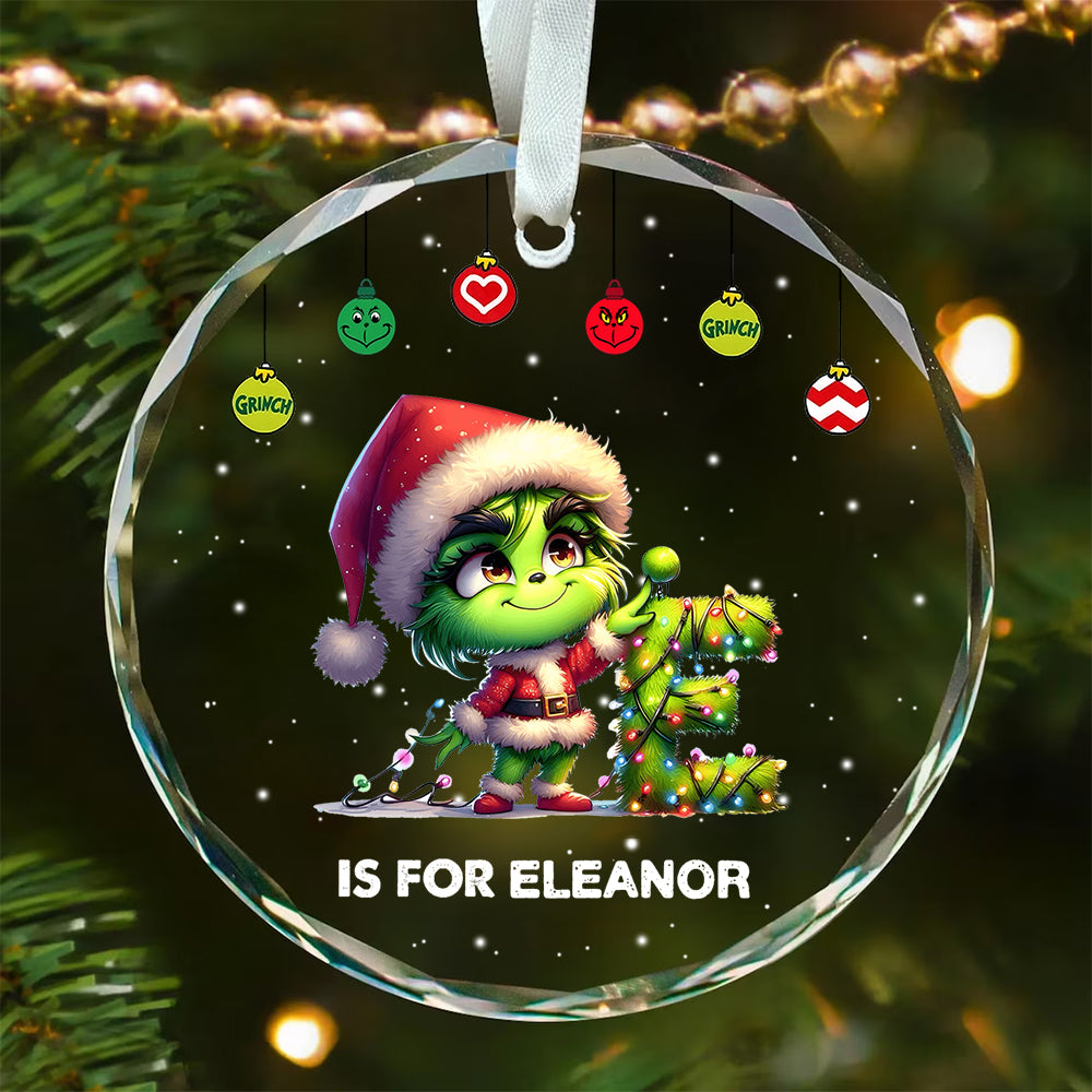 Personalized Christmas Gifts For Kids Crystal Ornament