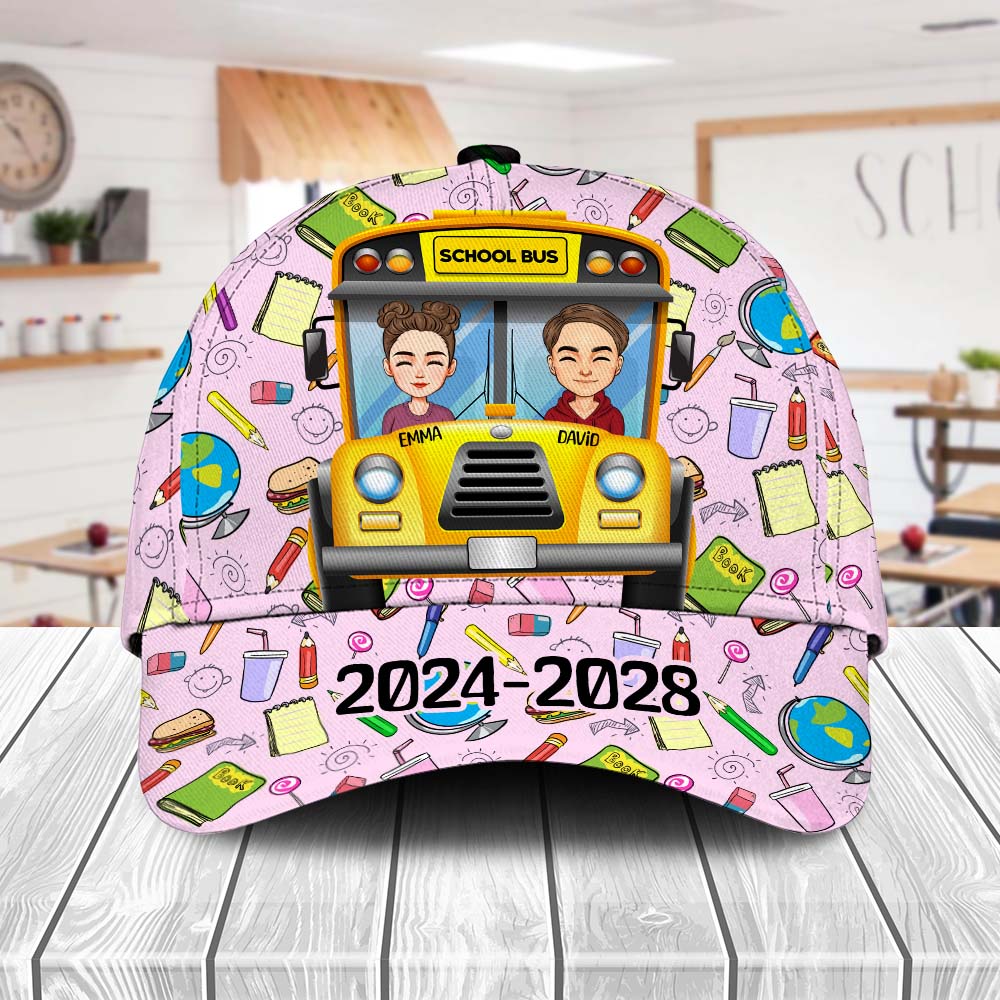 Custom School Bus Cap - Back To School 2024