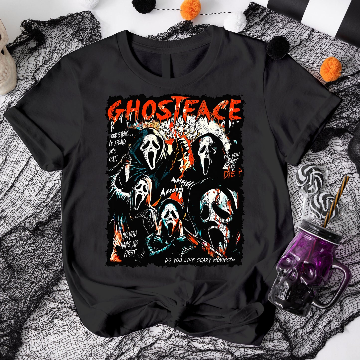 Halloween Gifts For Horror Movie Fans Shirt