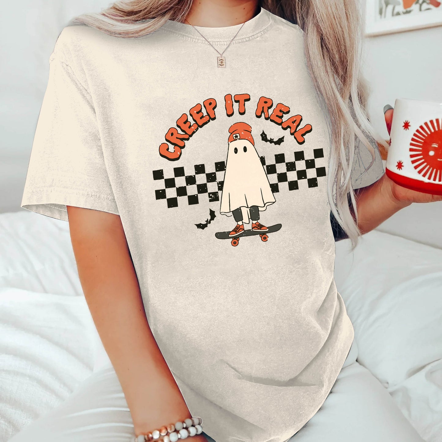 Vintage Ghost Halloween Shirt - Fall Shirt