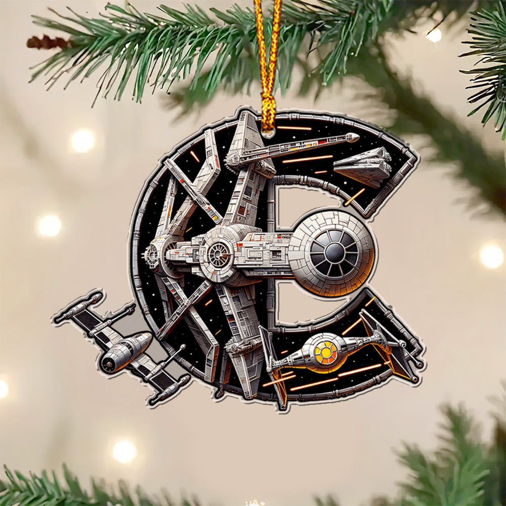 The Force Letter - Personalized The Force Ornament