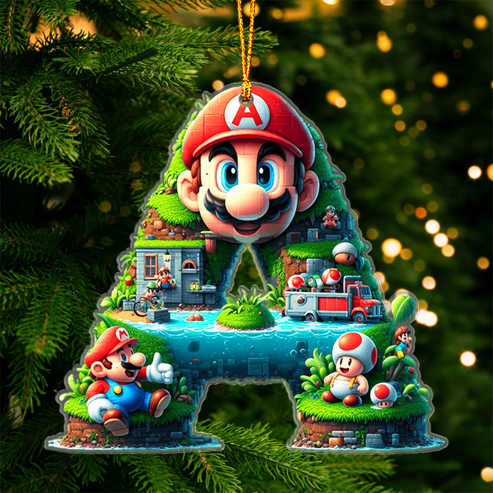 Merry Christmas - Personalized Super Plumber Ornament 04nath301024