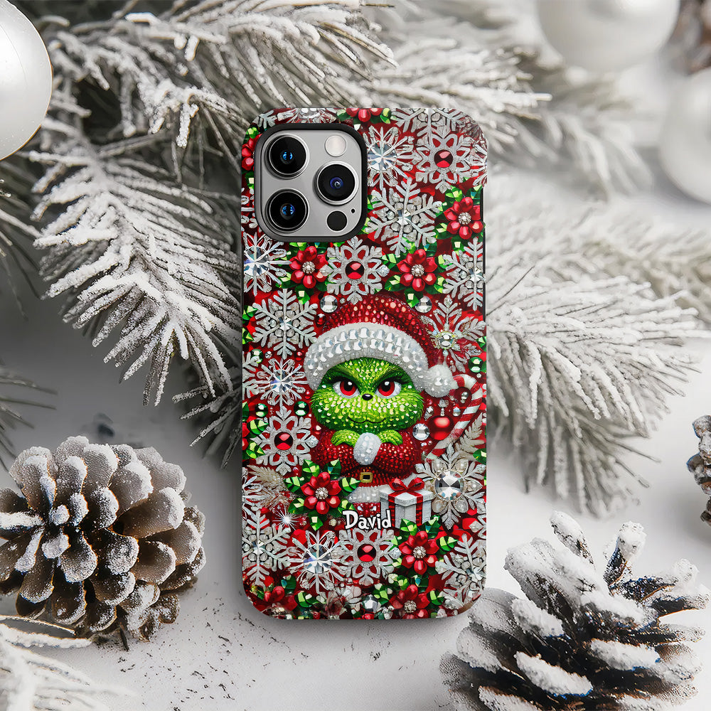 Merry Grinchmas - Personalized Stole Christmas Full Print Phone Case 06nath261124