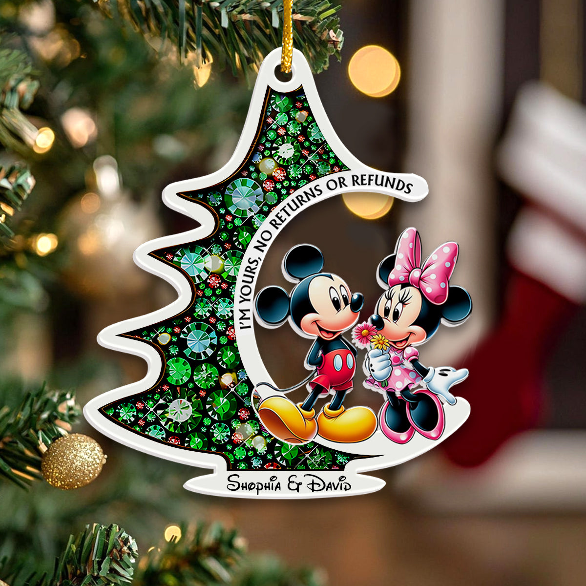 Personalized Mouse Ornament For Christmas 05naqg211024