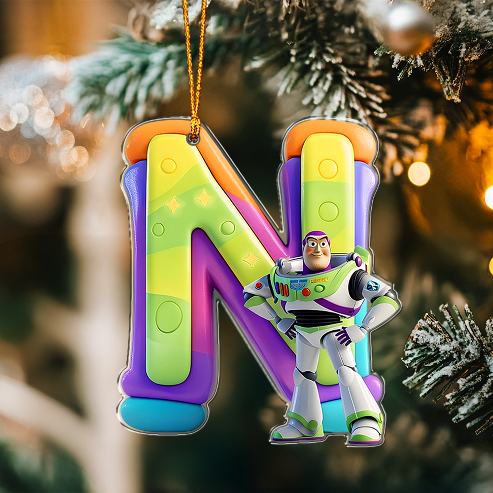 Cute Toy Letter - Personalized Kid Ornament 01nath011124