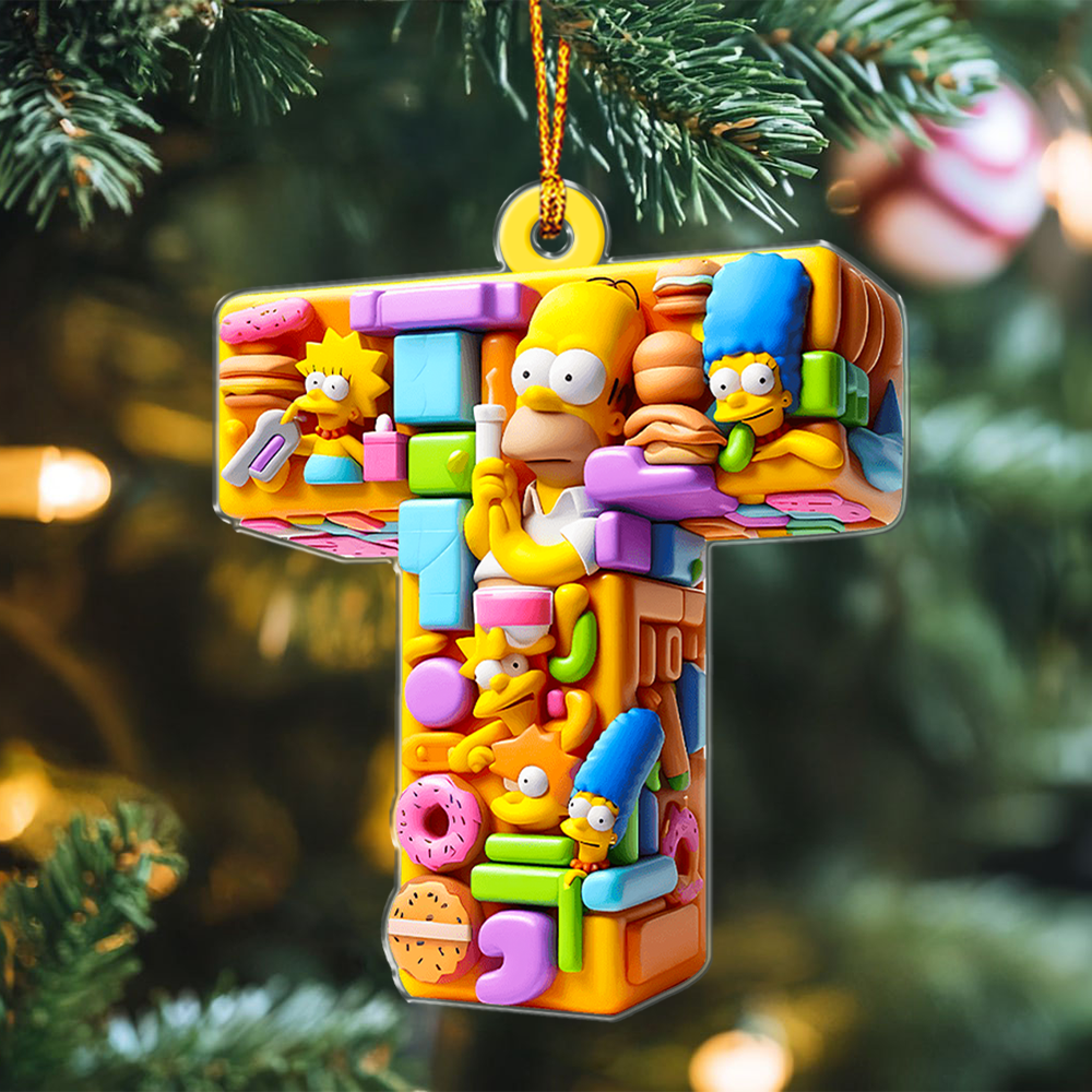 Alphabet Letter - Personalized Ornament