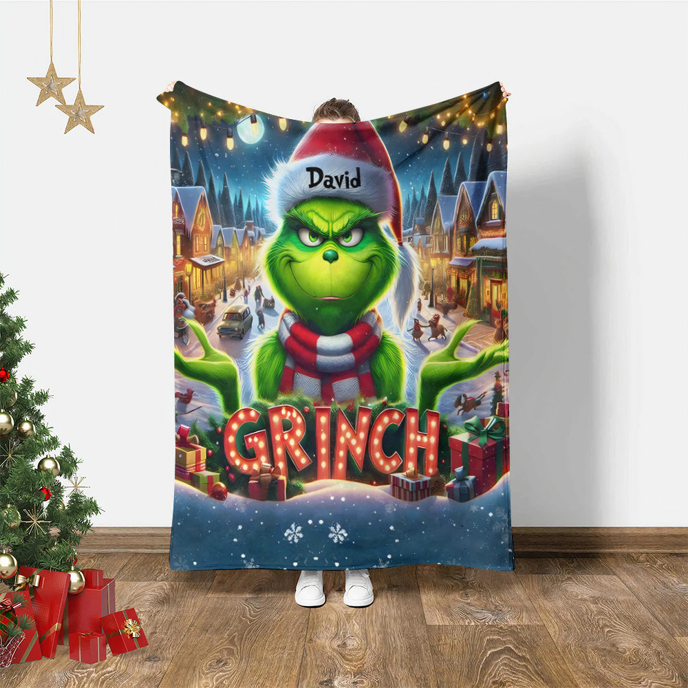 Merry Christmas - Personalized Stole Christmas Blanket 07naqg261124