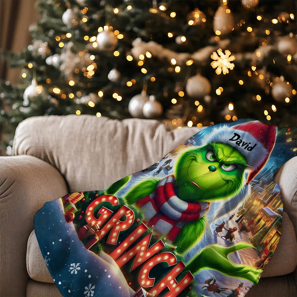 Merry Christmas - Personalized Stole Christmas Blanket 07naqg261124