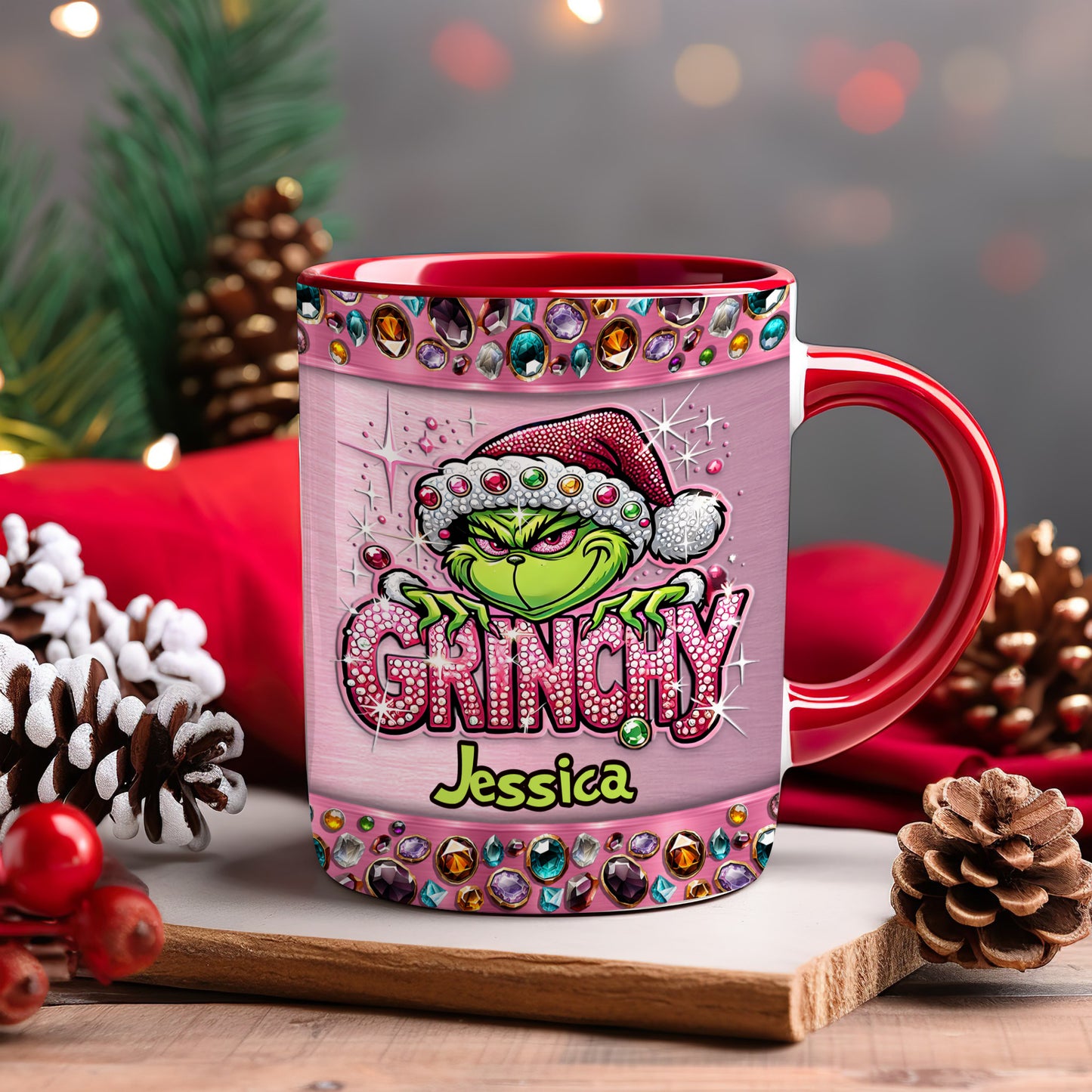 Any Name - Personalized Stole Christmas Accent Mug 03naqg211124