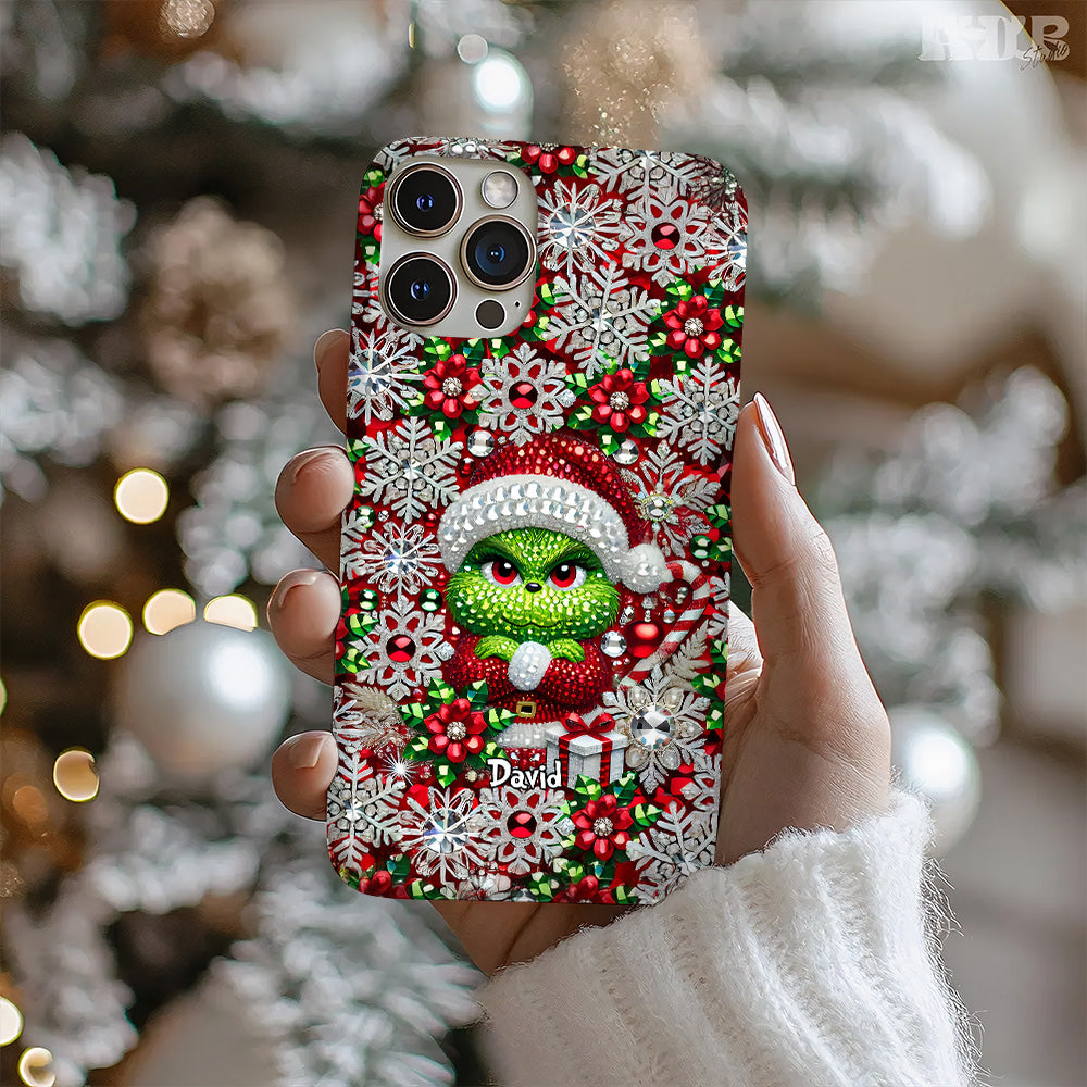 Merry Grinchmas - Personalized Stole Christmas Full Print Phone Case 06nath261124