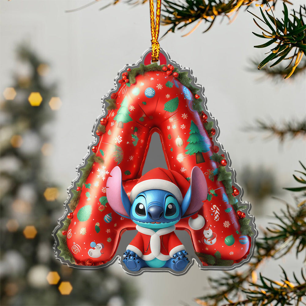 Merry Stitchmas - Personalized Ohana Ornament