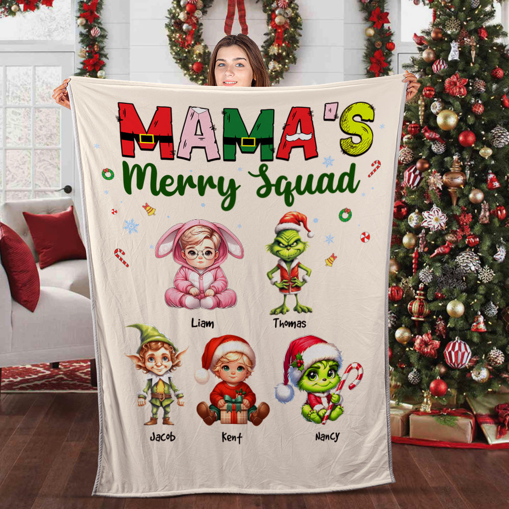 Mama's Mery Squad - Personalized Blanket 06naqg191124