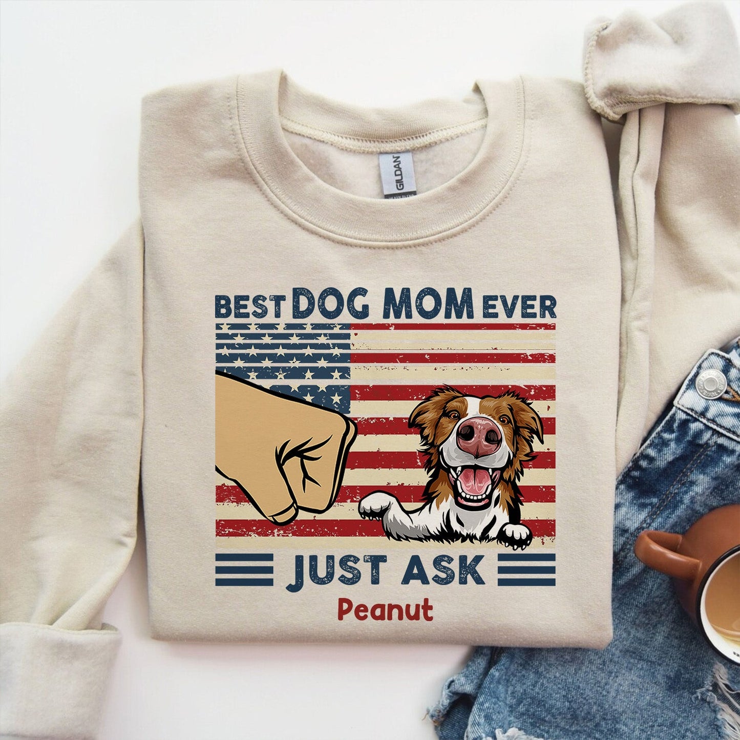 Best Dog Dad Mom Independence Day 4th Of July Personalized Shirt