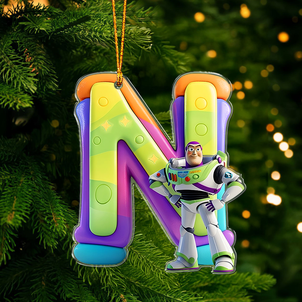 Cute Toy Letter - Personalized Kid Ornament 01nath011124