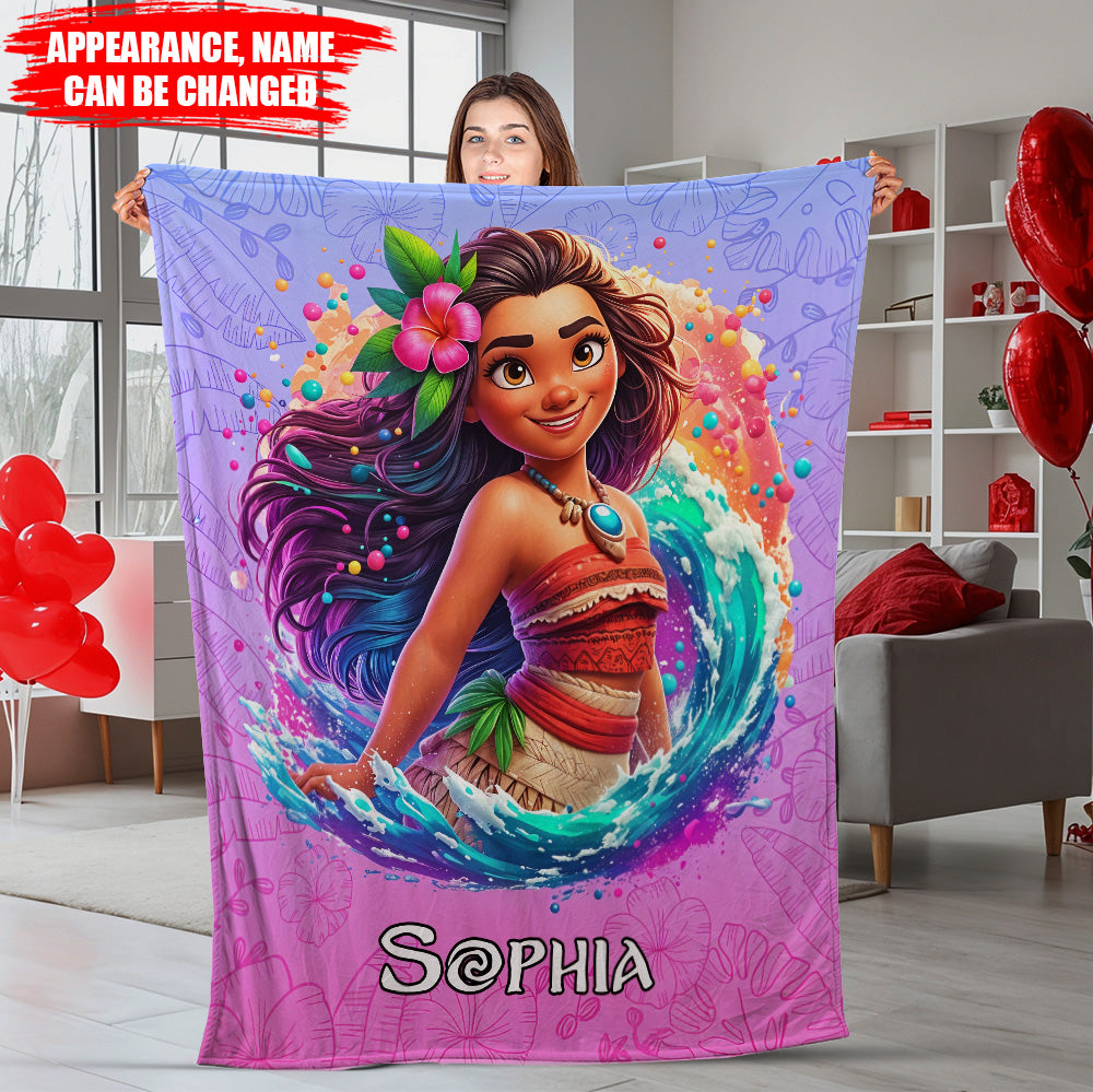 Princess Of The Sea & Islands - Personalized Blanket 05nath131224