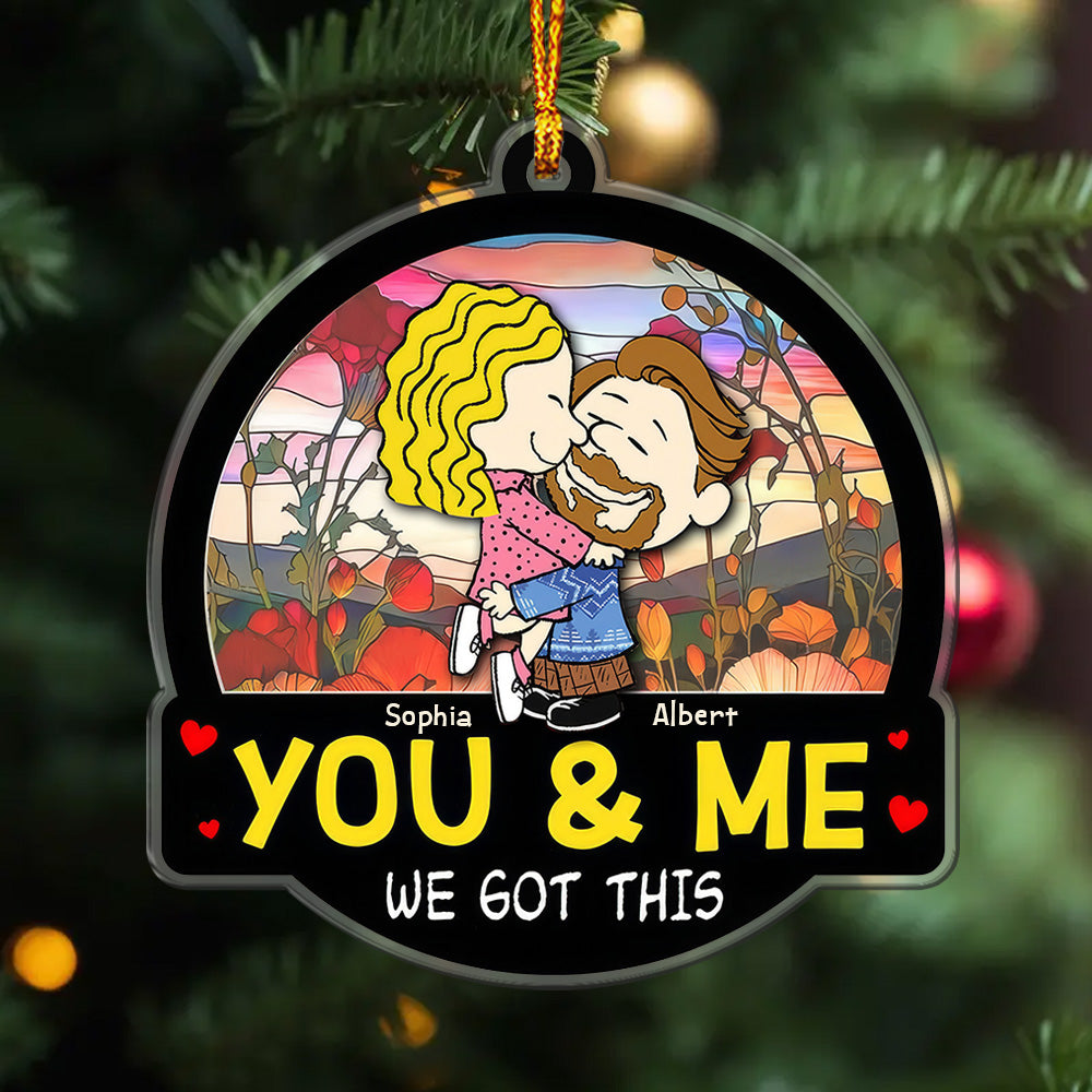 Romantic Couple - Personalized Ornament 03naqg061124