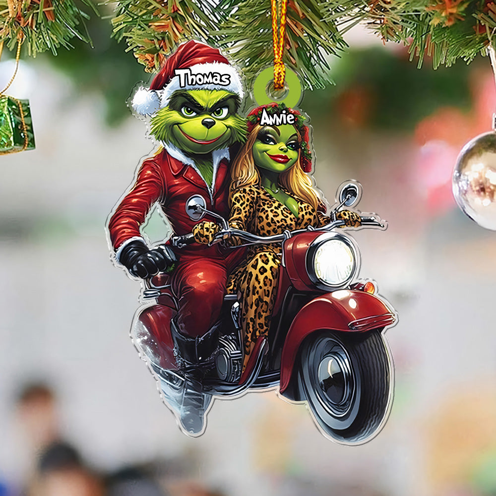 Grinchmas Couple - Personalized Ornament 07naqg271124