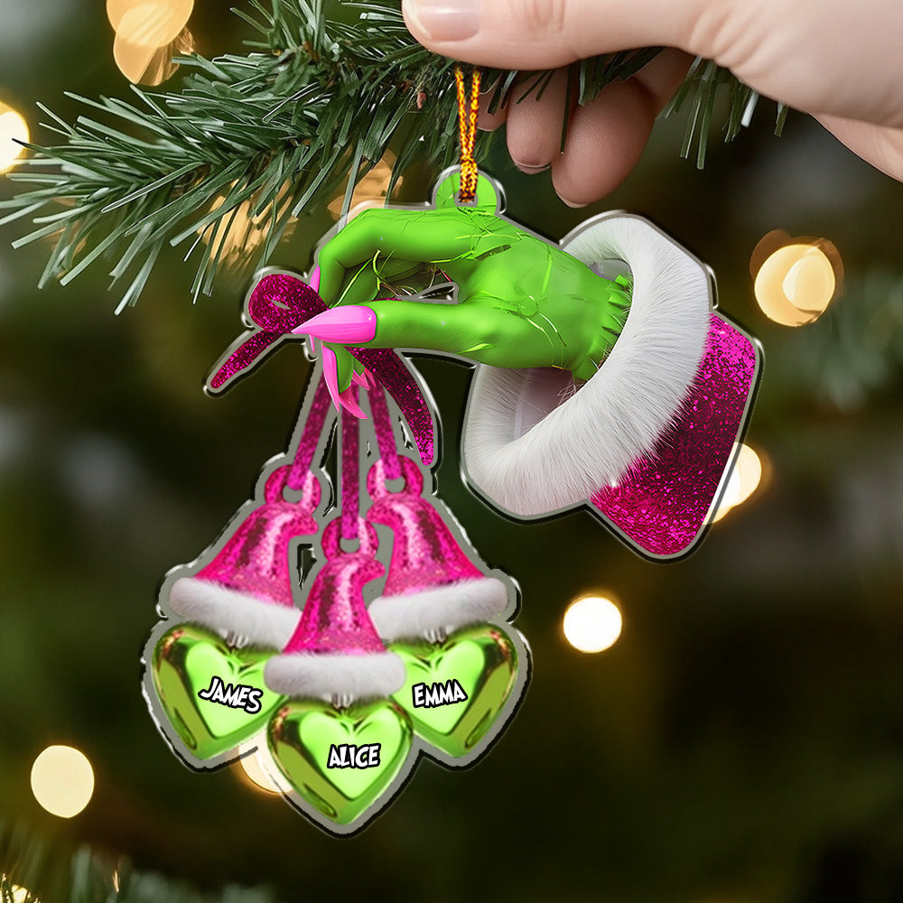 Merry Grinchmas - Personalized Stole Christmas Ornament