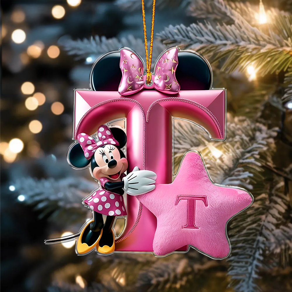 Magical Letter - Personalized Mouse Ornament 14nath311024