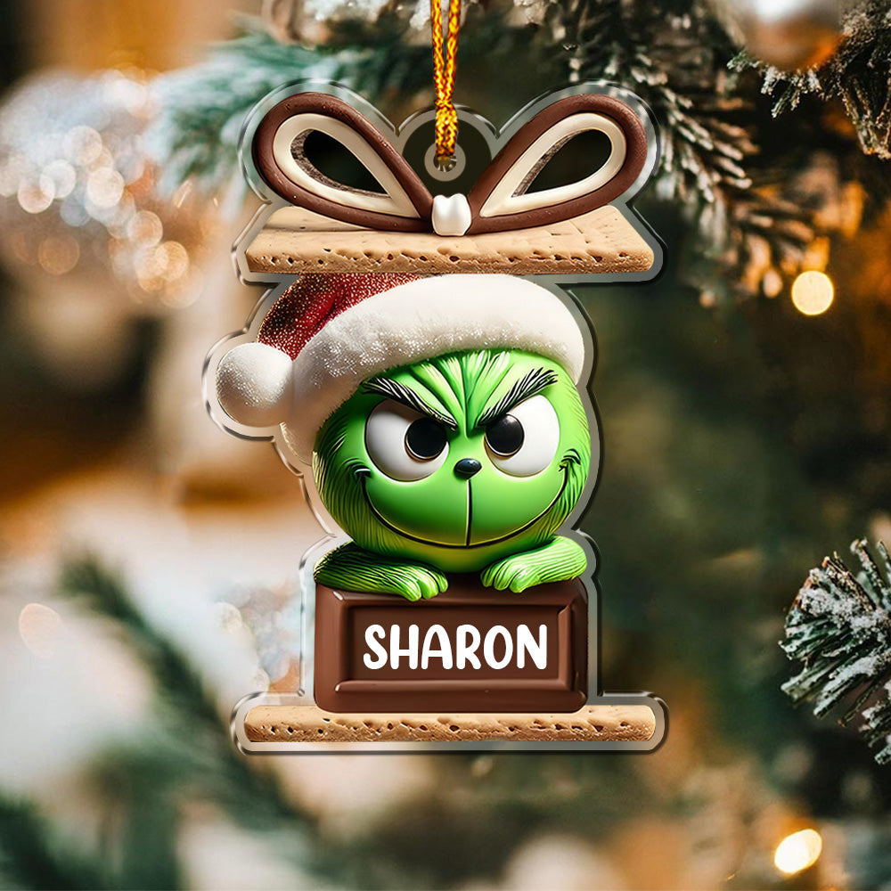 Merry Grinchmas Gifts For Family, Friends, Coworkers - Personalized Stole Christmas Freestanding Wood Plaque 05naqg251124