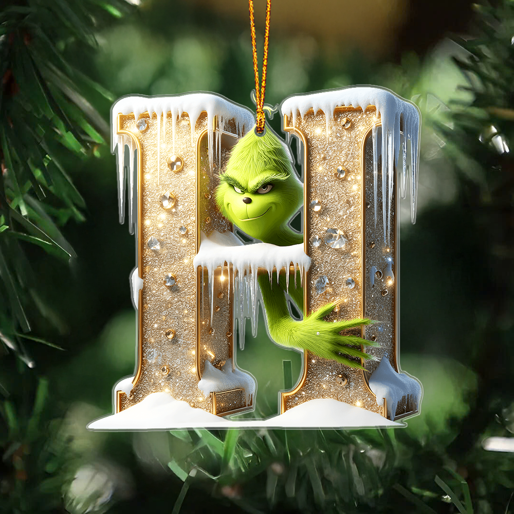 Green Monster Ornament - Personalized Ornament