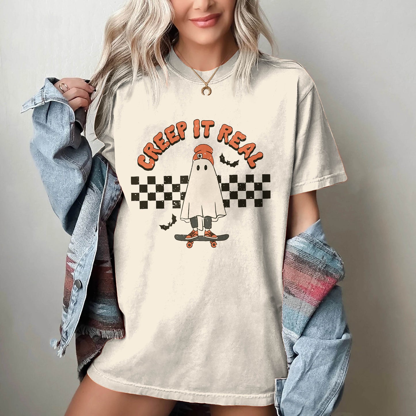 Vintage Ghost Halloween Shirt - Fall Shirt