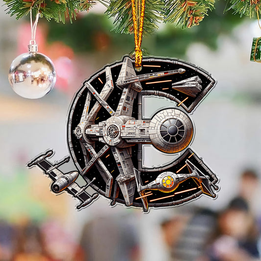 The Force Letter - Personalized The Force Ornament