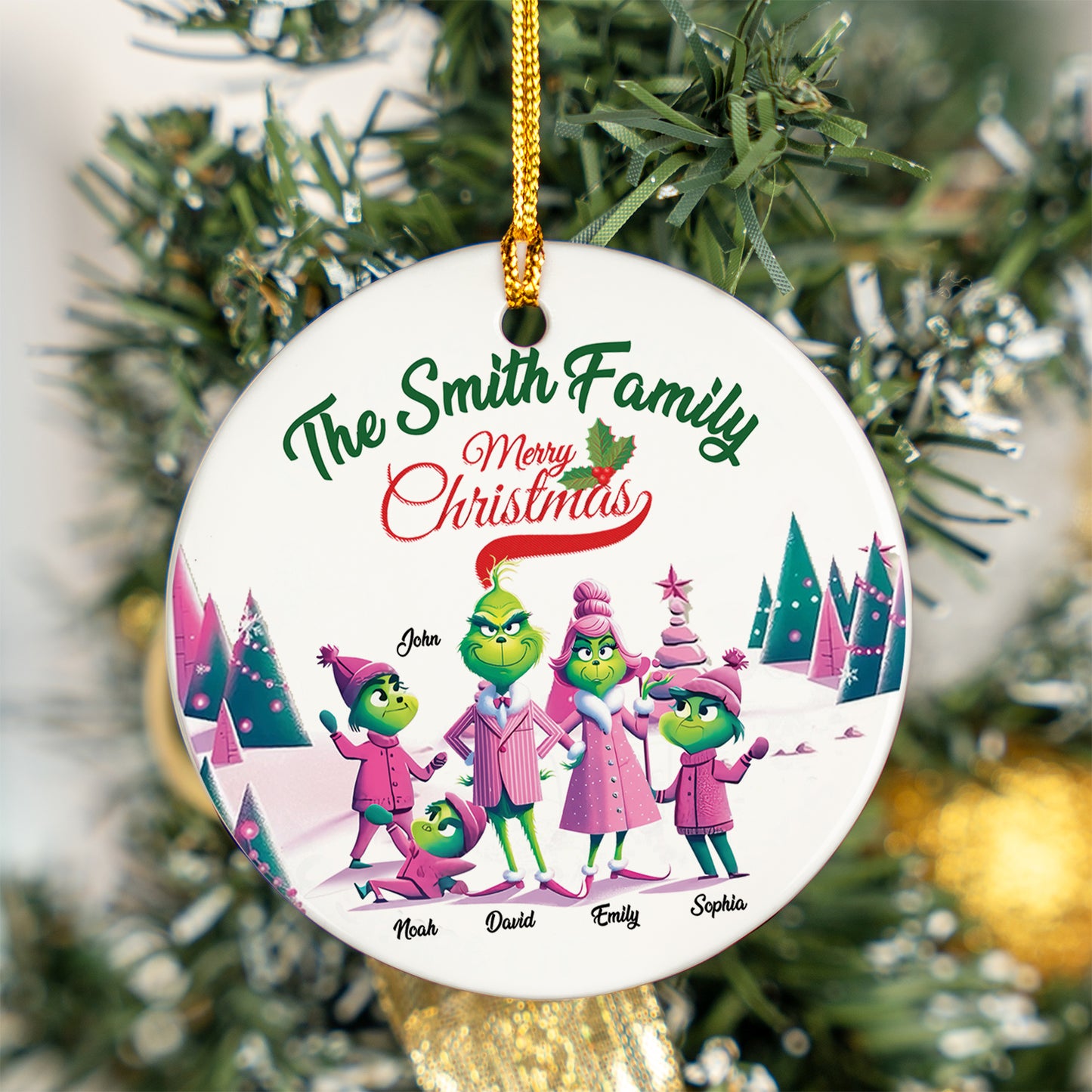 Personalized Gifts For Family Christmas Ornament