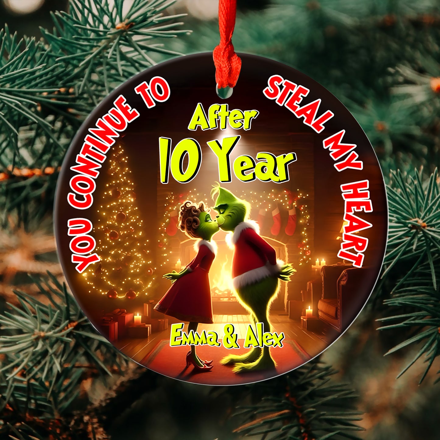 Personalized Gifts For Couple Christmas Ornament 09napg231024