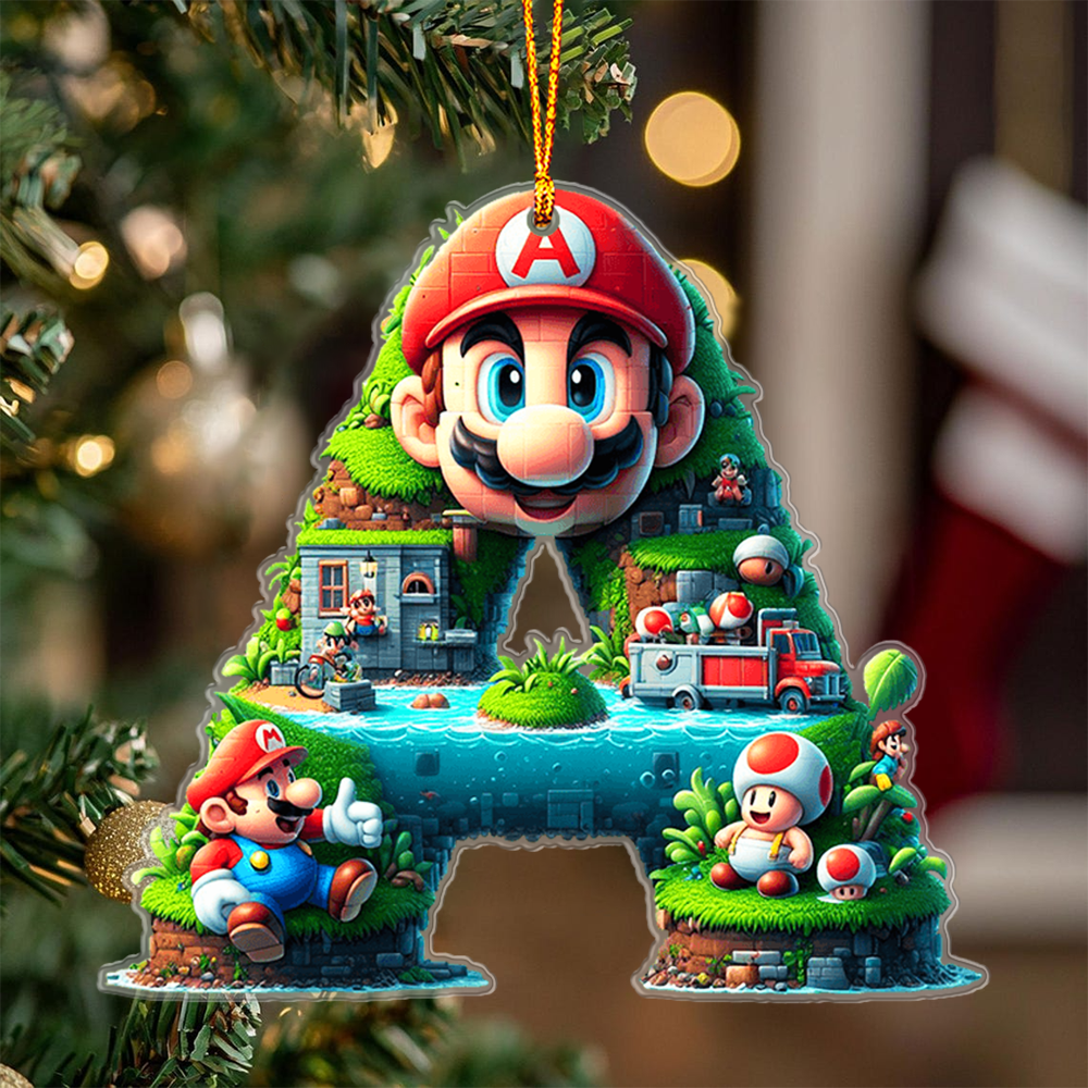 Merry Christmas - Personalized Super Plumber Ornament 04nath301024