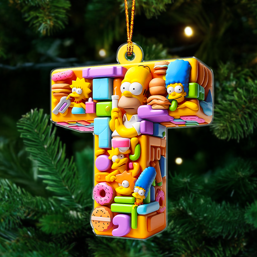 Alphabet Letter - Personalized Ornament