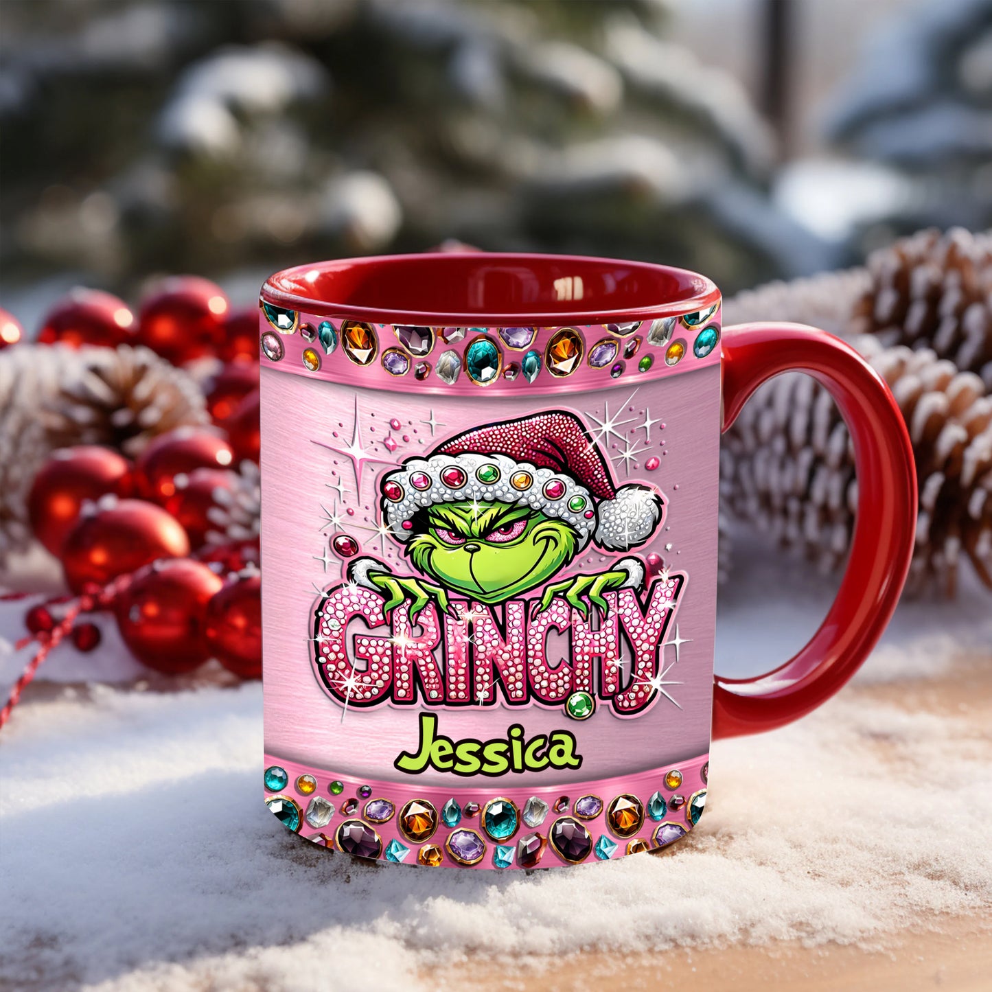 Any Name - Personalized Stole Christmas Accent Mug 03naqg211124