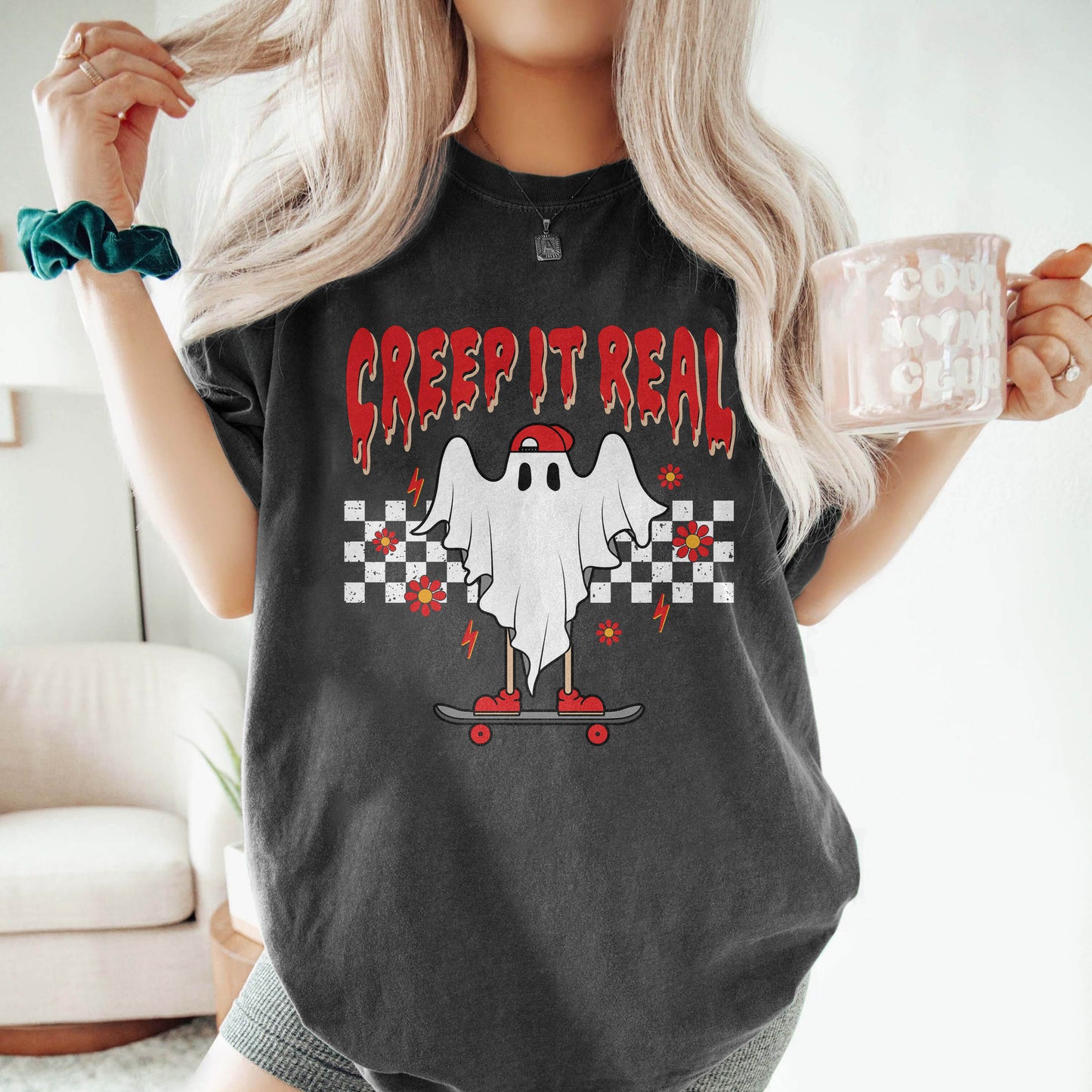 Vintage Ghost Halloween Shirt - Fall Shirt